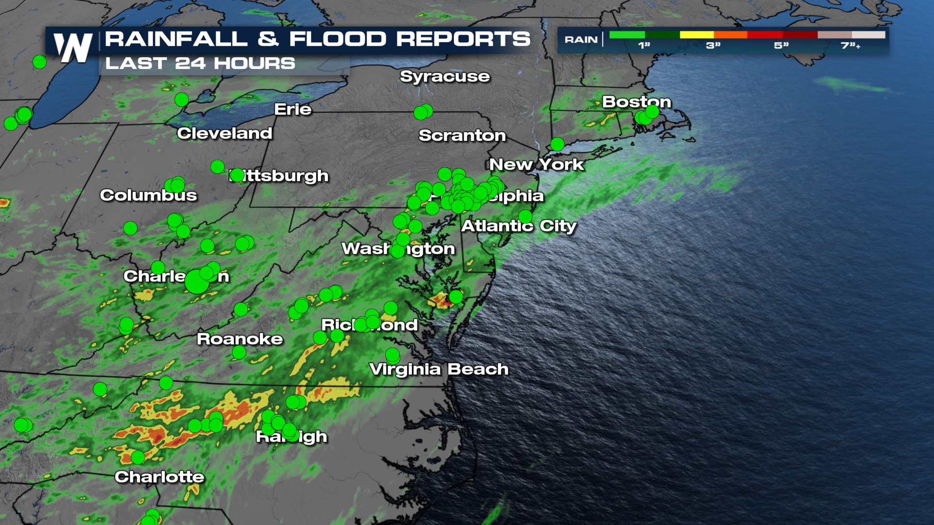 Severe Thunderstorms Expected Across the East Coast - WeatherNation