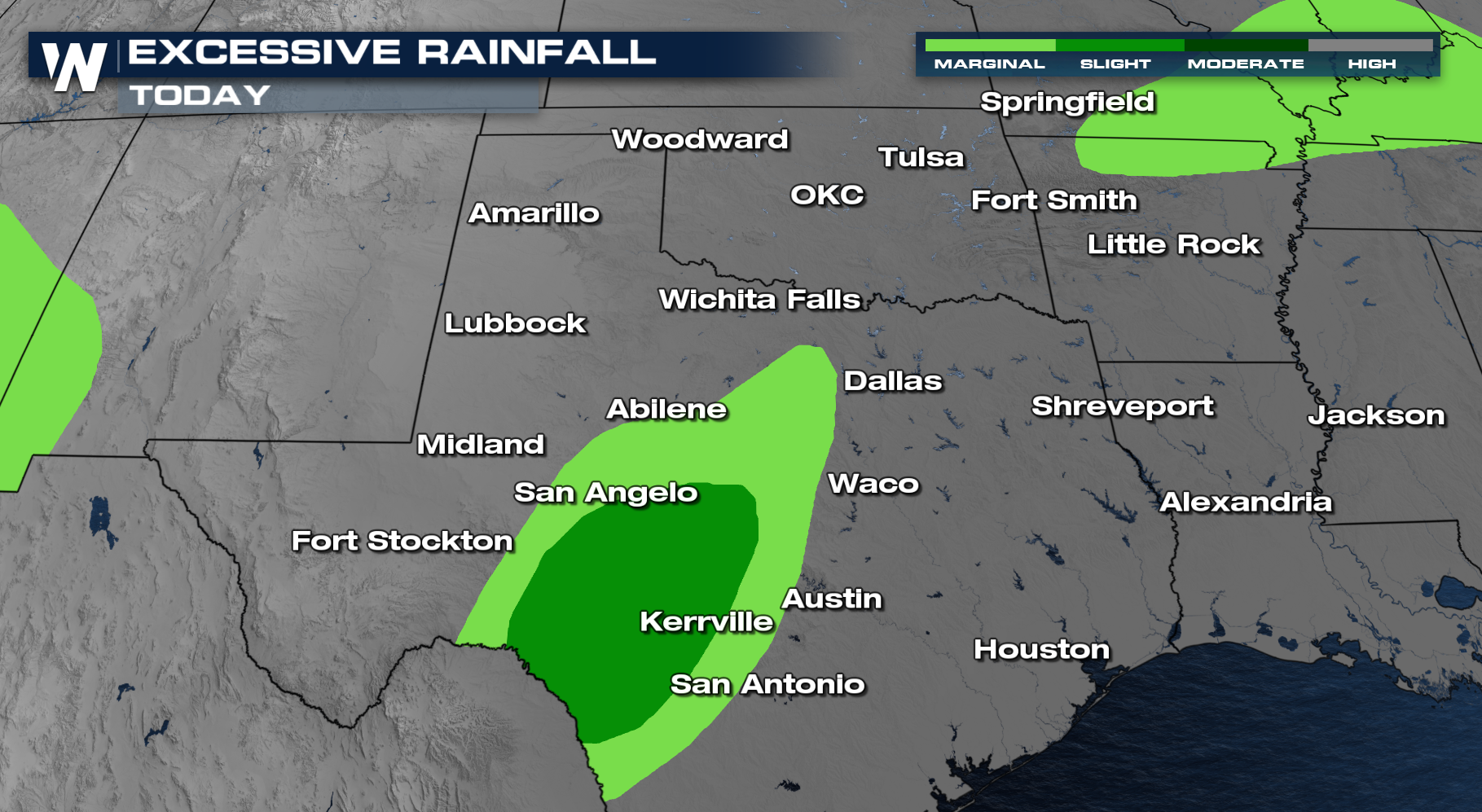 Flash Flooding Threat Continues in Texas - WeatherNation