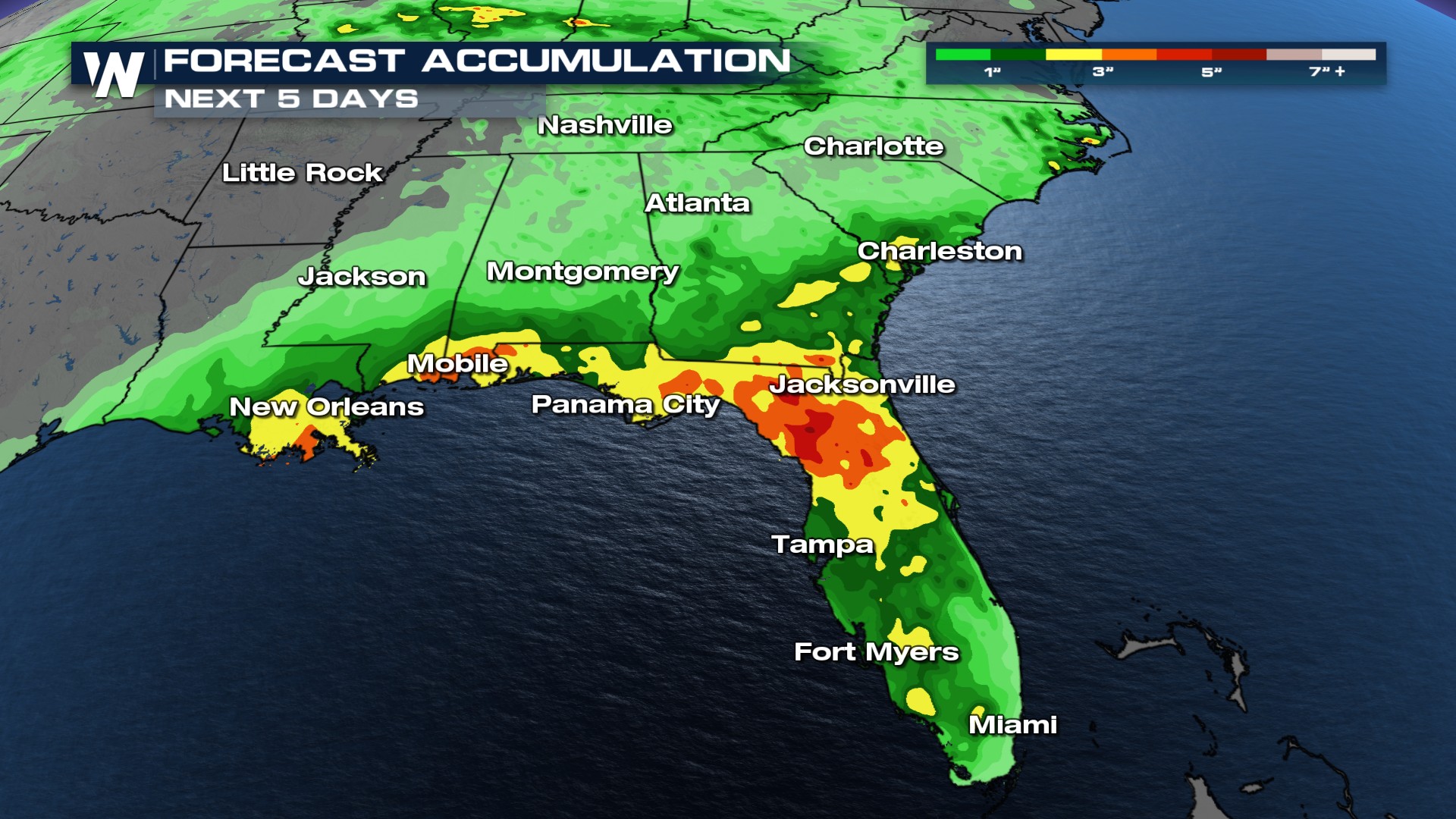Boomerang Moisture from Invest 93L Returns to Gulf Coast