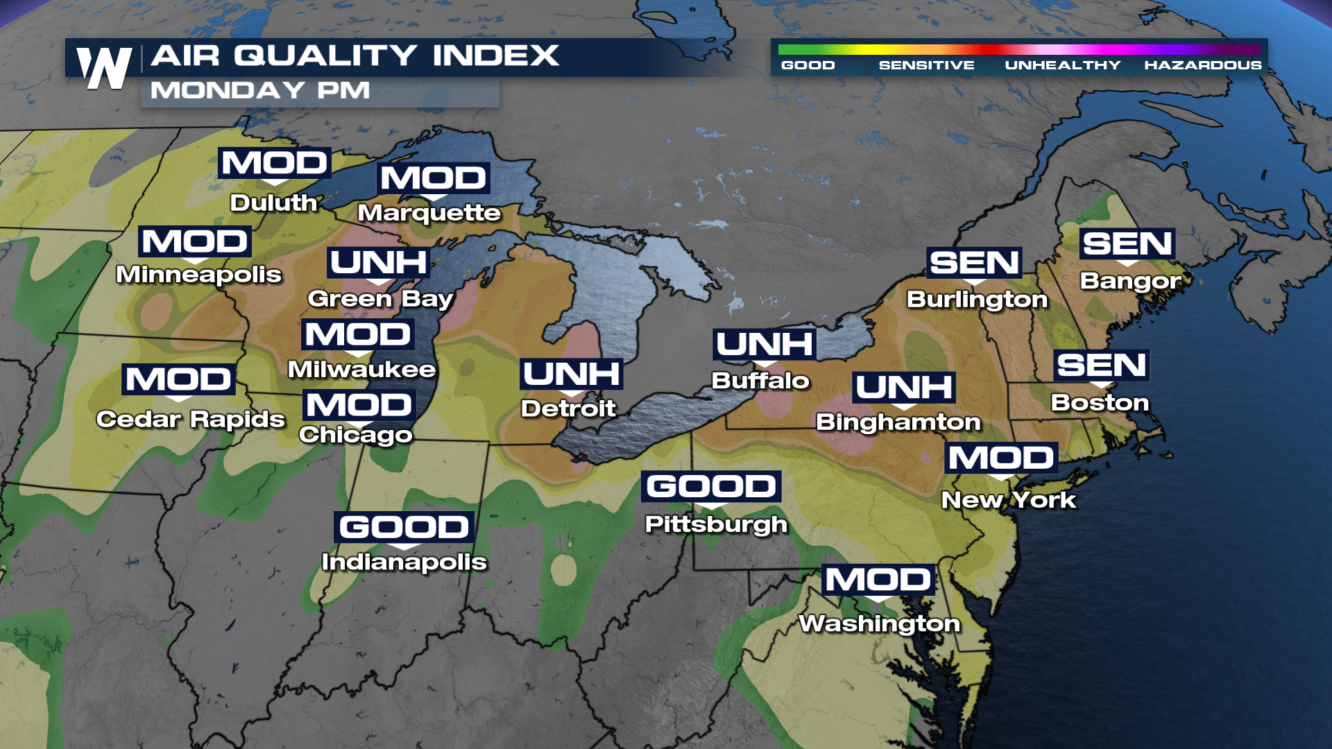 Canadian Wildfire Smoke Triggers U.S. Air Quality Alerts - WeatherNation