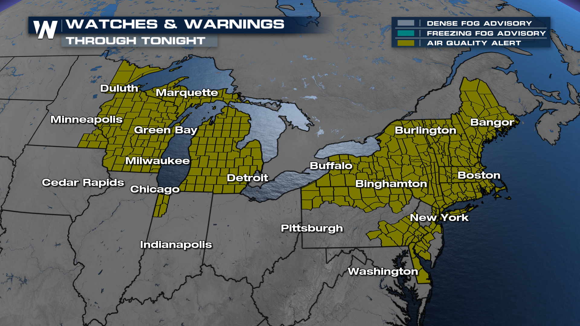 Canadian Wildfire Smoke Triggers U.S. Air Quality Alerts - WeatherNation