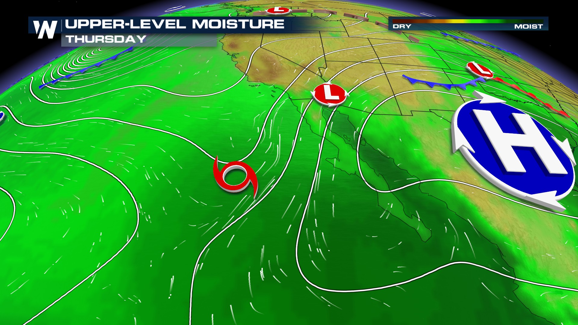 Moisture From Juliette Arrives Thursday-Friday