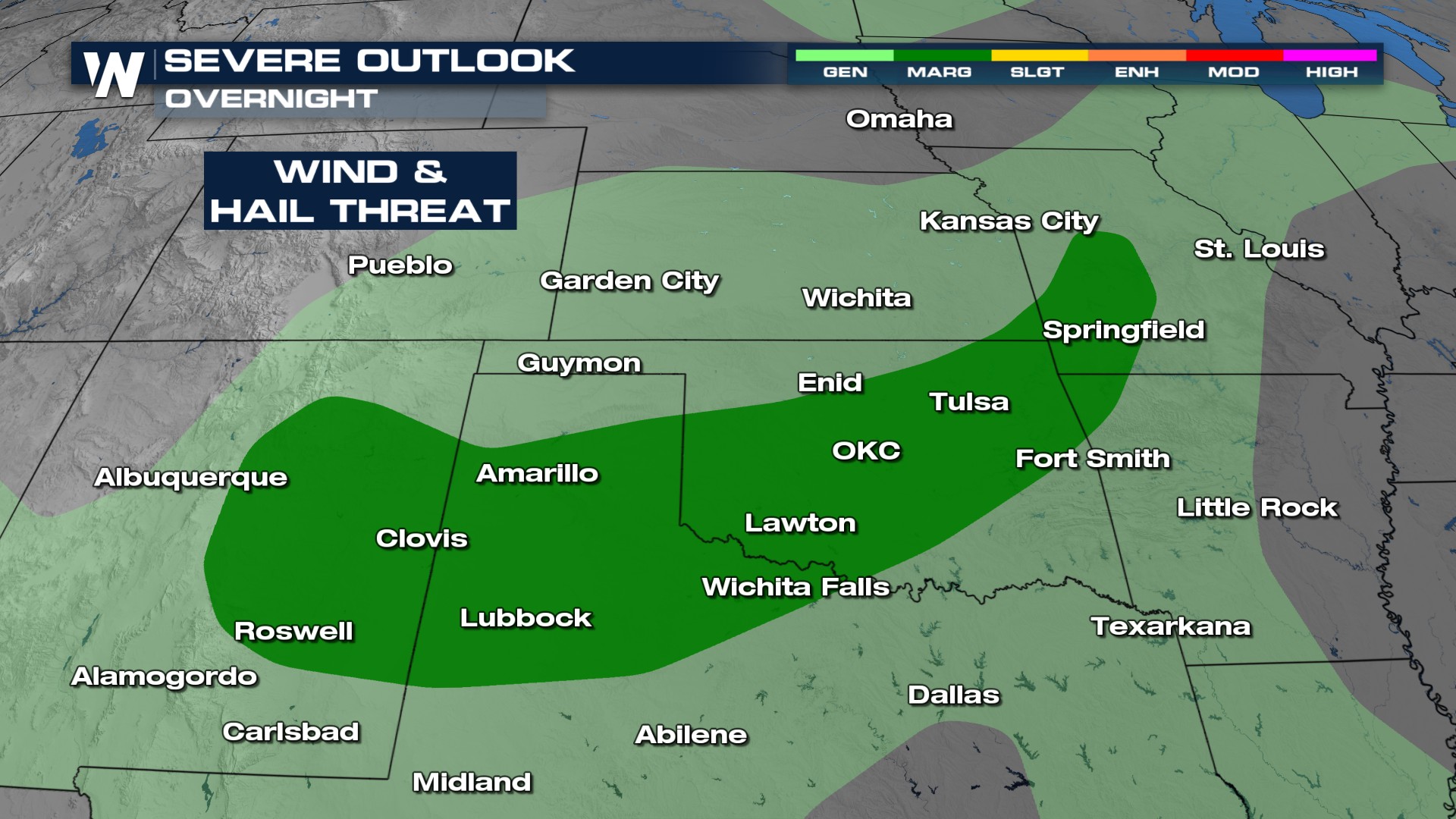 Strong Storms Across the Plains Monday night - WeatherNation