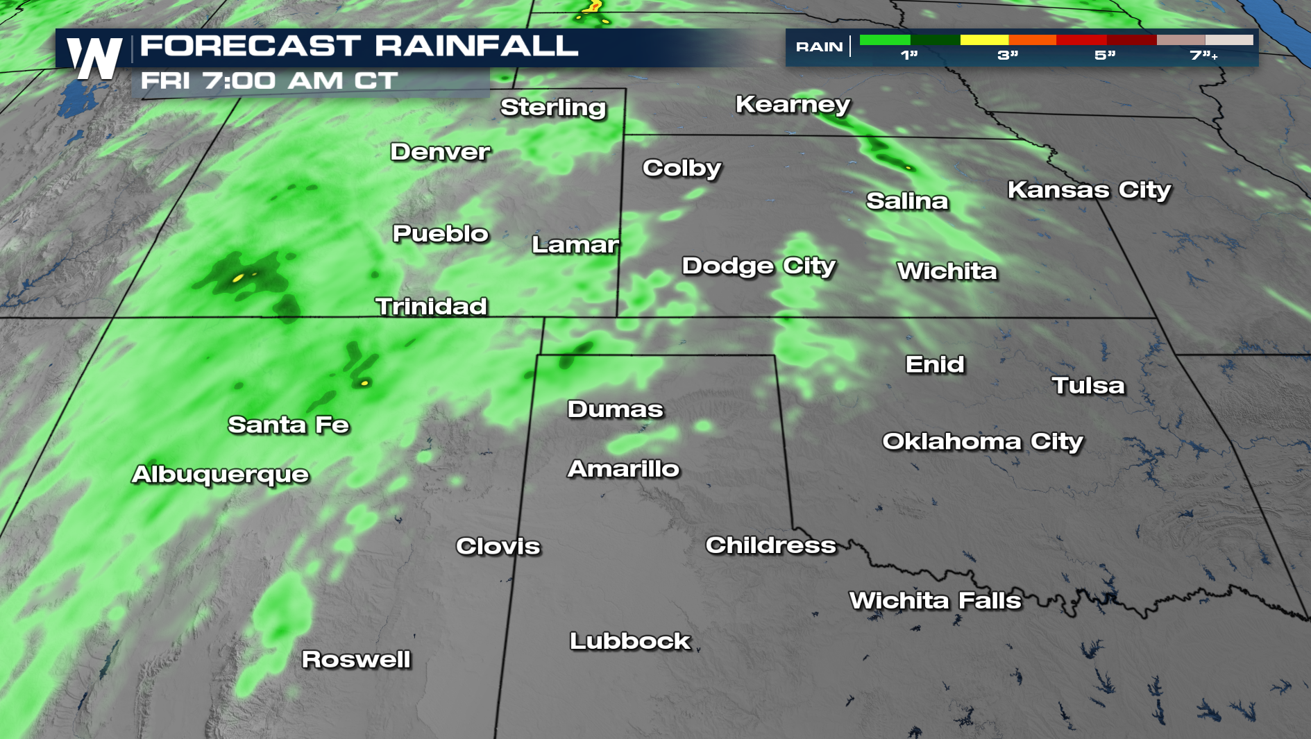 Severe Threat Overnight For The Plains - WeatherNation
