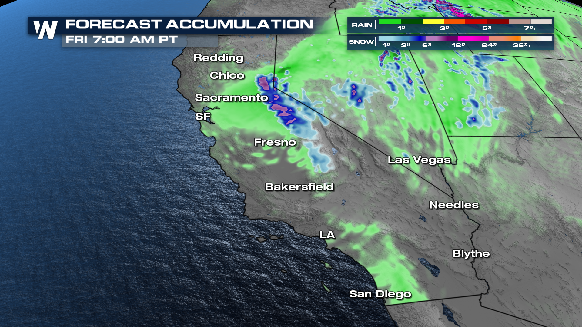 Sierra to the Rockies: Flooding Rain & Heavy Snow - WeatherNation