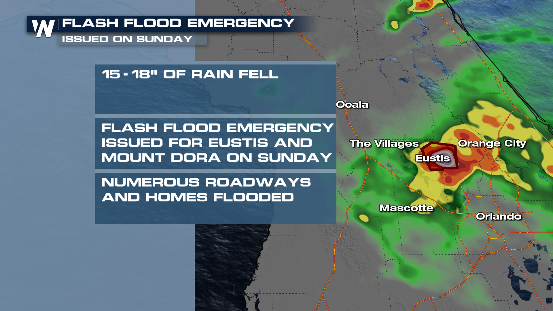 Flash Flood Emergency Triggered Sunday in Florida - WeatherNation
