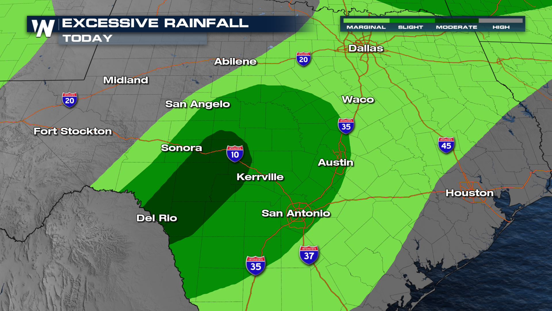 Heavy Rain + Storms Target Texas and the Central U.S. - WeatherNation