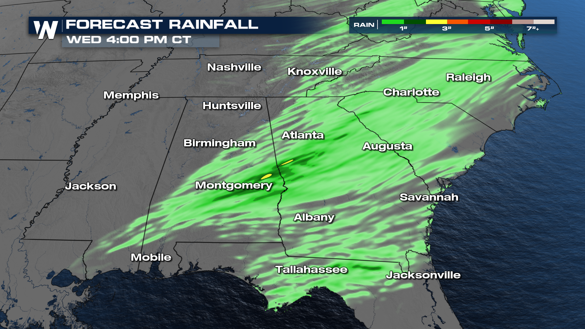 Severe Weather Wrapping Up in The Southeast - WeatherNation
