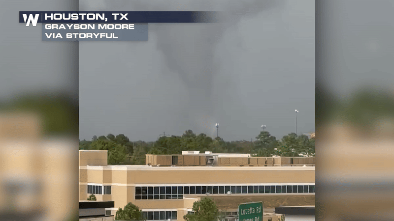 NWS Houston Confirms Two Tornadoes from Monday's Storms - WeatherNation