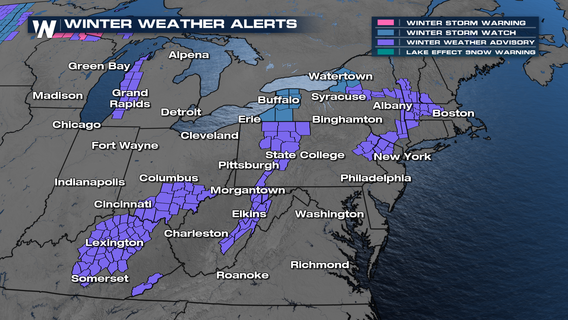 Active Pattern Continues for the Northeast and Great Lakes - WeatherNation