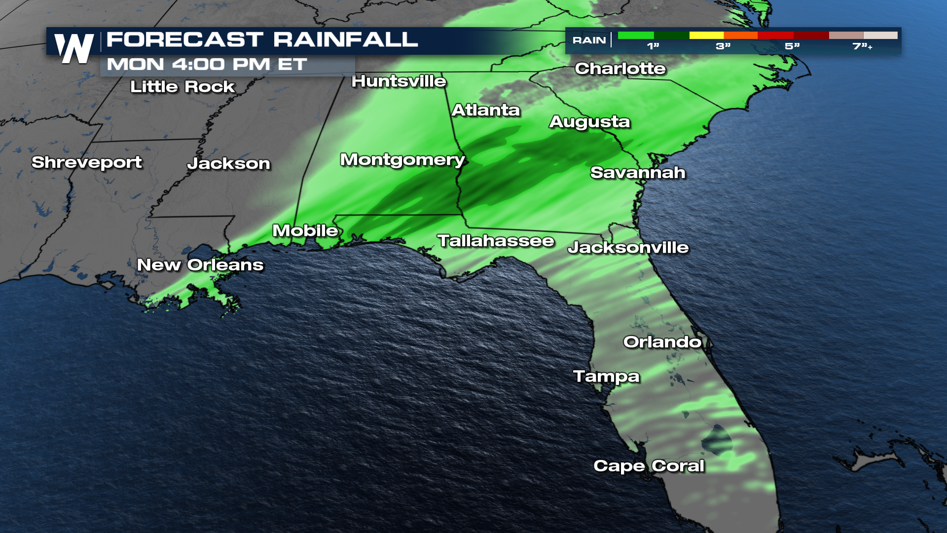 Severe Thunderstorms Possible Across the South on Sunday - WeatherNation