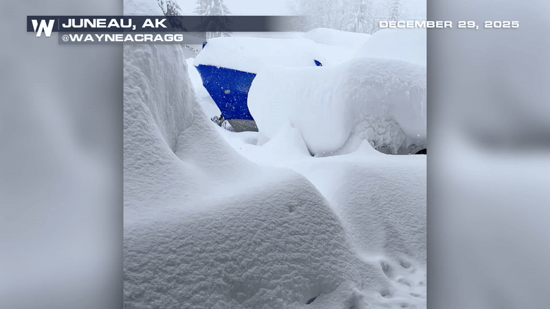 Record Snowfall Sinking Boats in Alaska