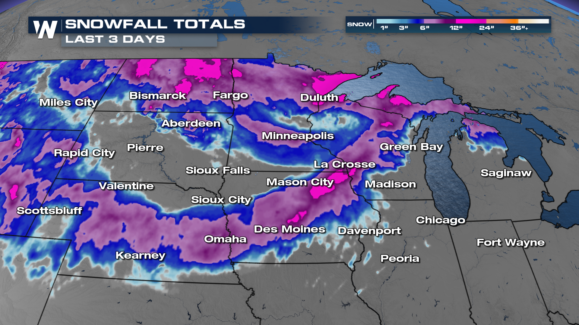Heavy Snow Slams Parts of the Midwest, Lingers This Weekend - WeatherNation