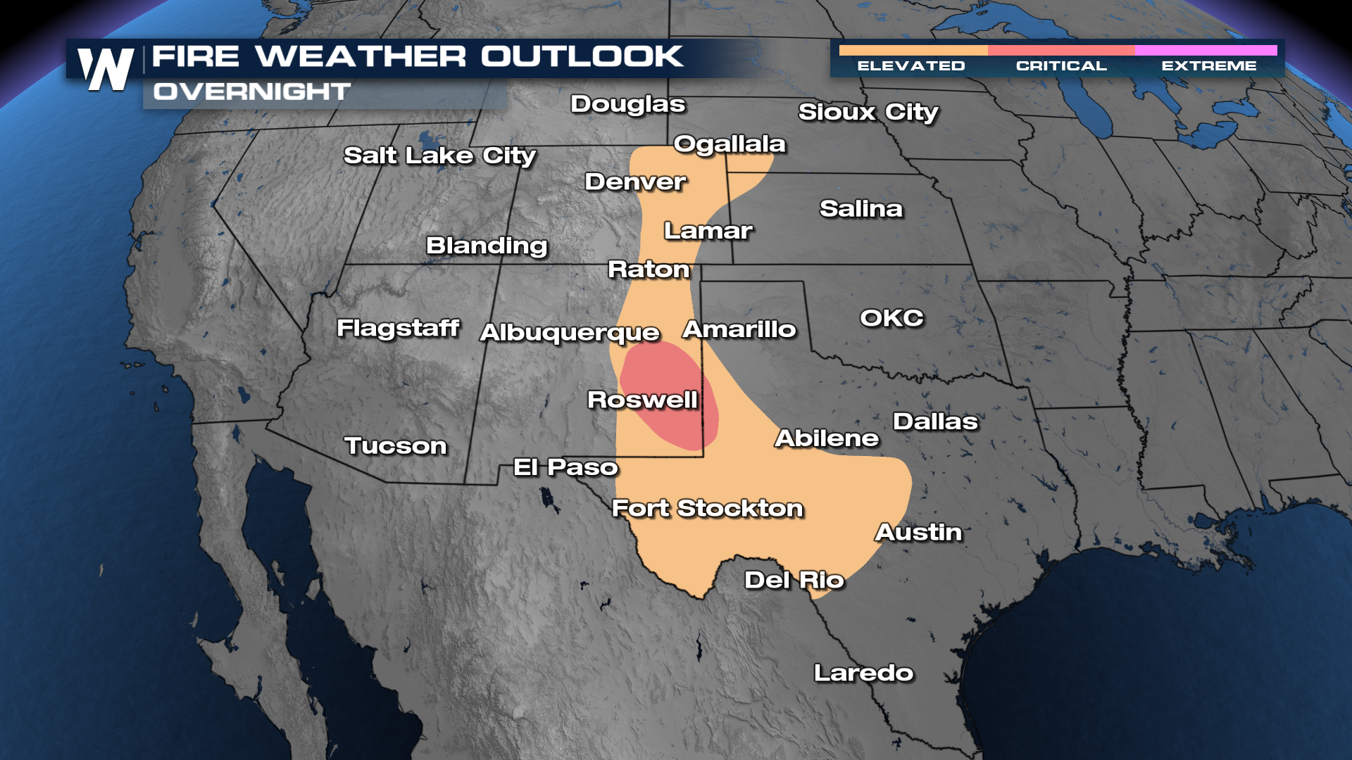 Elevated Fire Danger Across Southern Plains - WeatherNation
