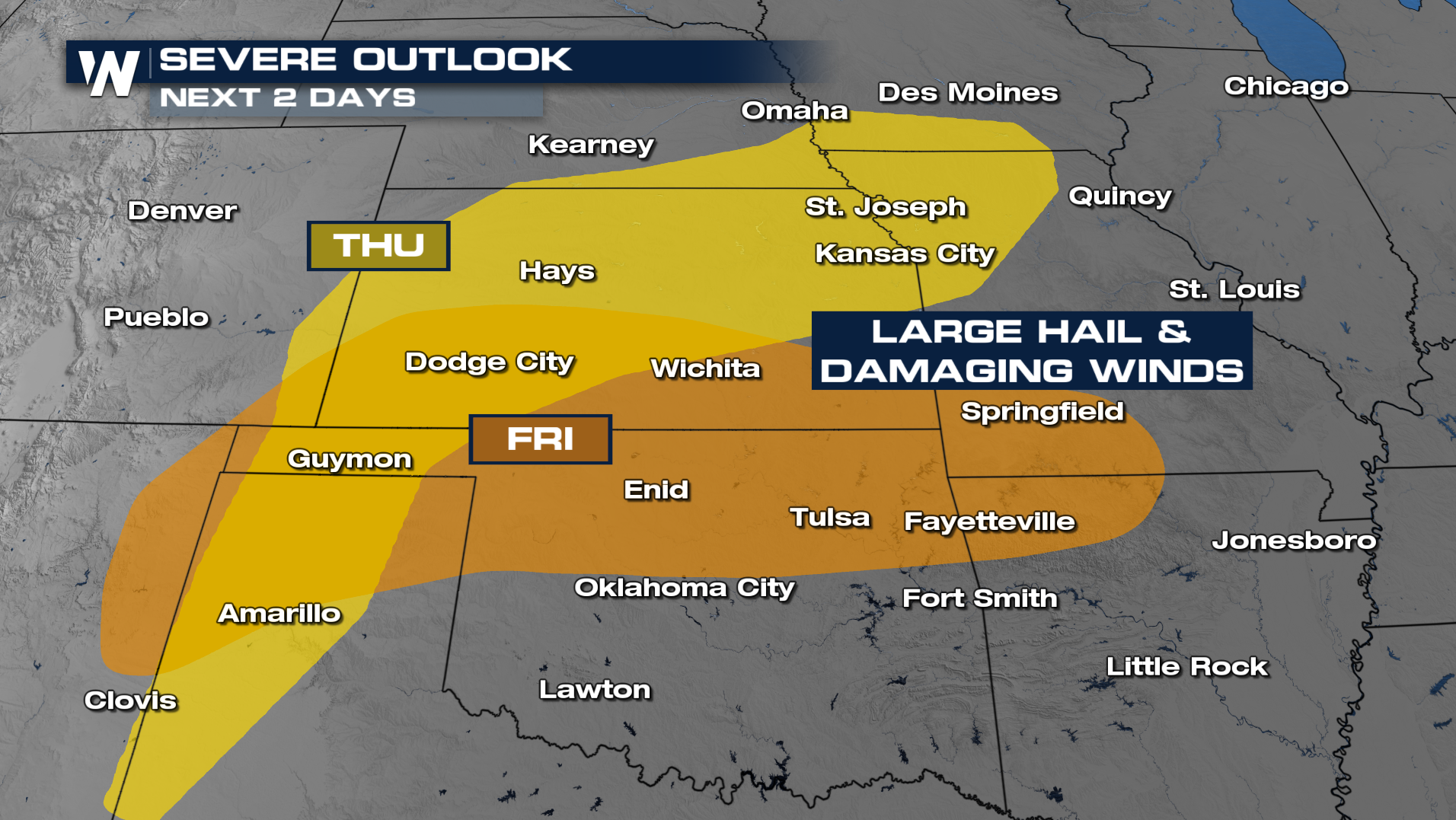 Severe Storm Threat Builds Across Plains With Flooding Concerns ...