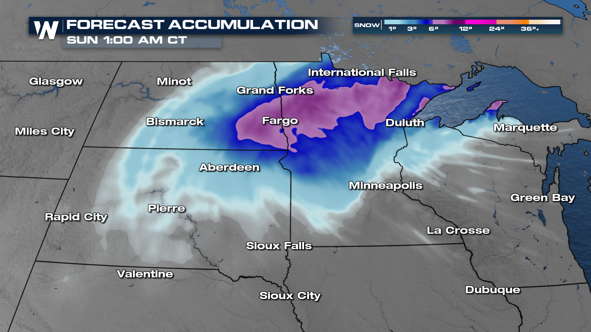 Snow and Ice Persist on Saturday in the Upper-Midwest - WeatherNation