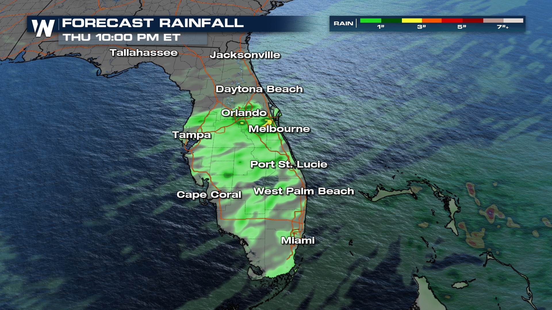 Florida Rain Lingers One More Day - WeatherNation