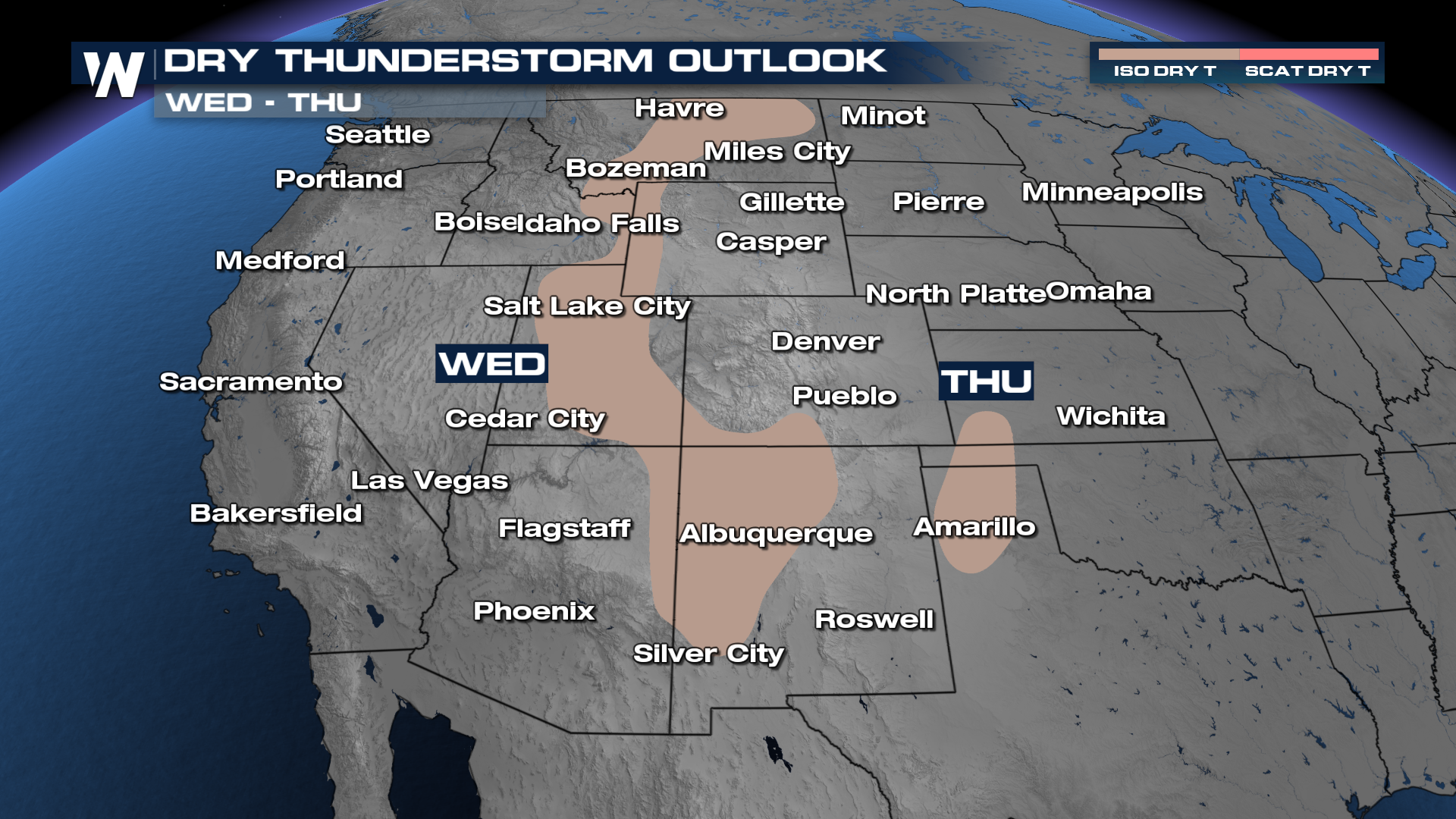 Heat & Front Fuels Thunderstorms In The Northwest - WeatherNation