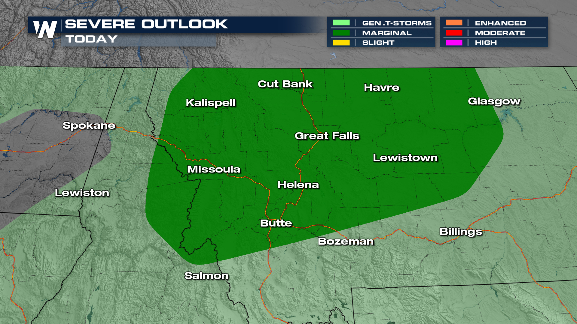 Severe Storms Possible in the Pacific Northwest - WeatherNation
