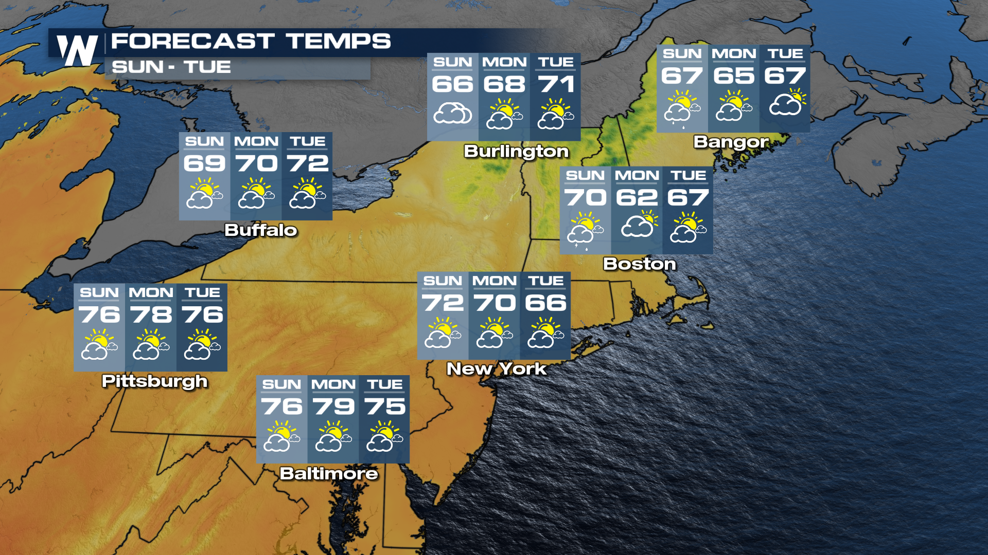 Another Cool and Wet Weekend for the Northeast