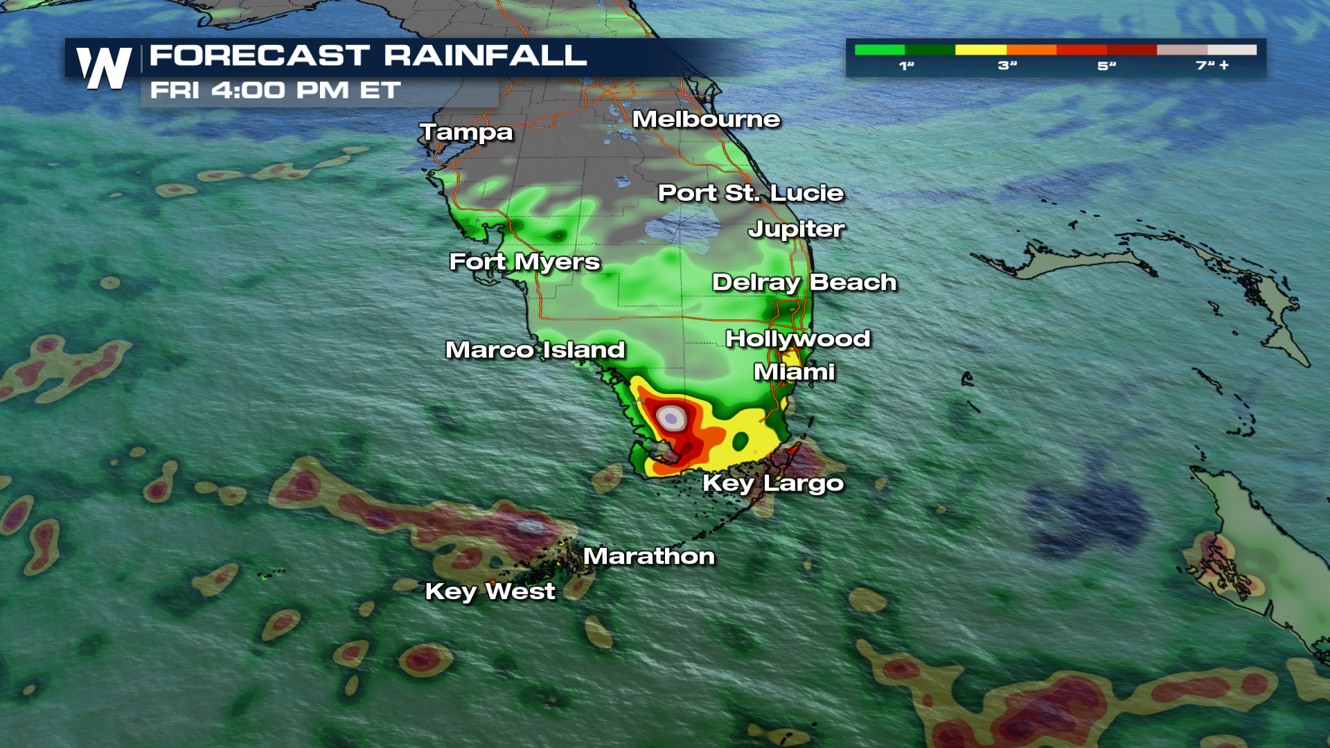 Heavy Rain and Flooding Threat Continues Across South Florida ...