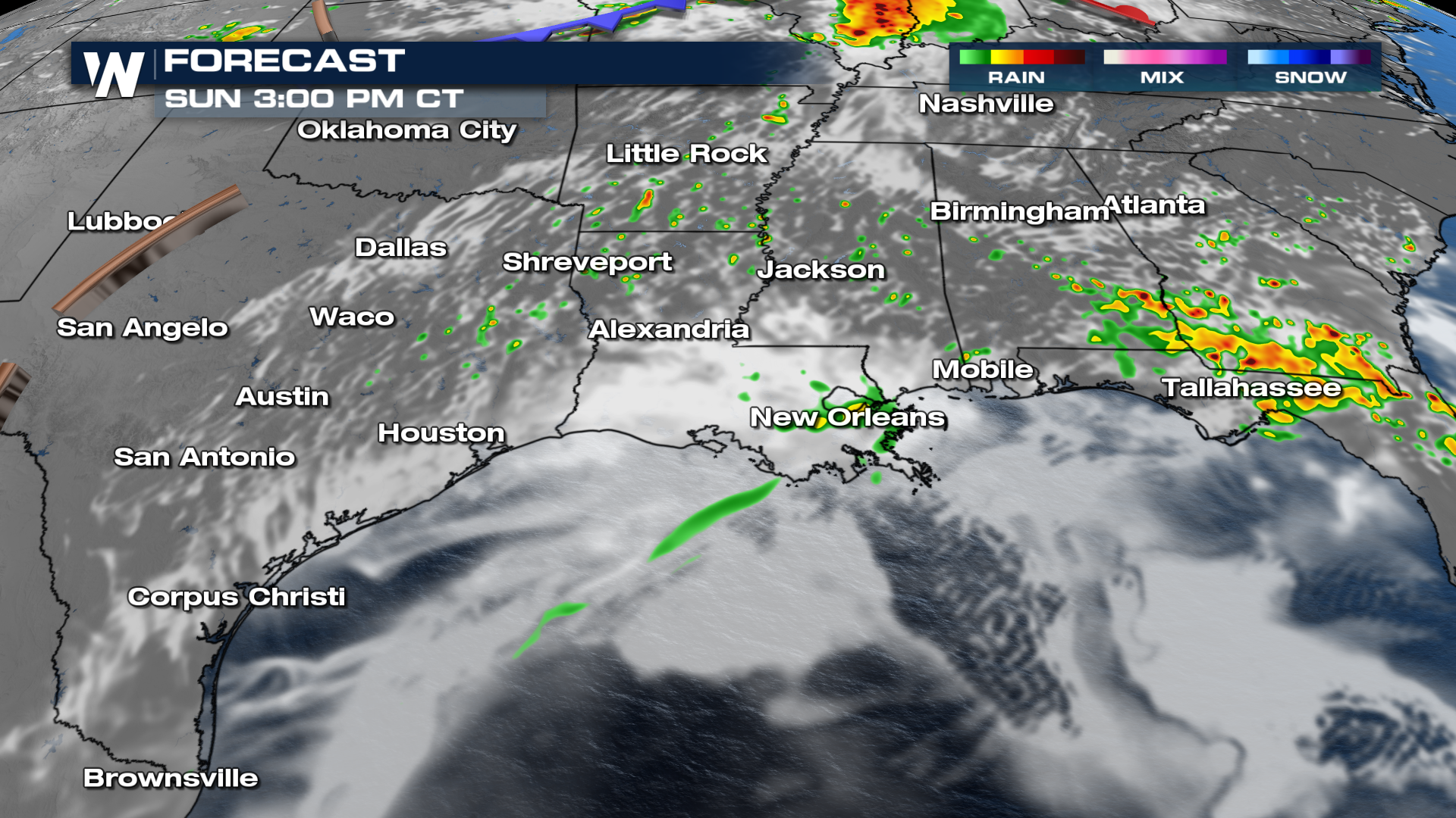 Flood Risk Continues This Weekend for the Gulf Coast States - WeatherNation