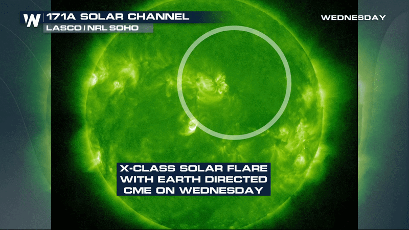 X-Class Flare Could Spawn Aurora Thursday Night