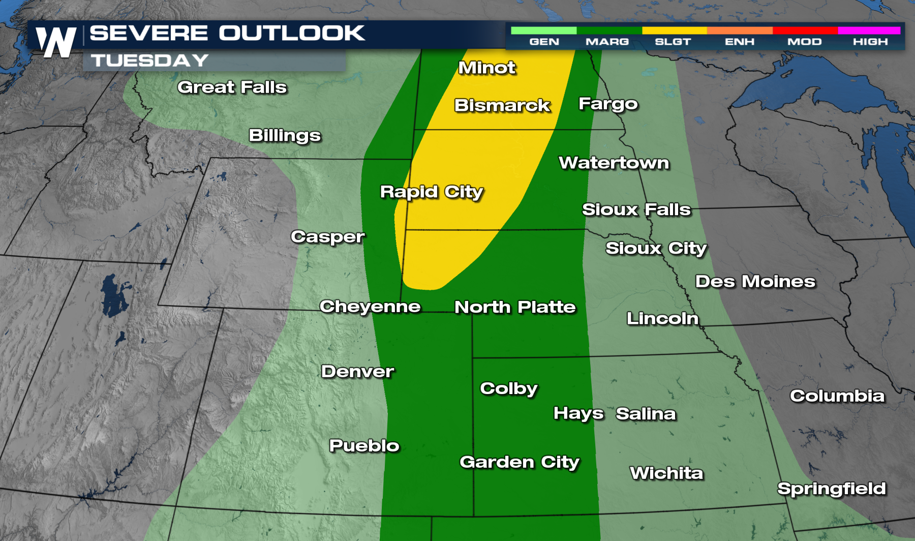 Big Hail Targets the Central Plains Today; More Storms on the Way ...