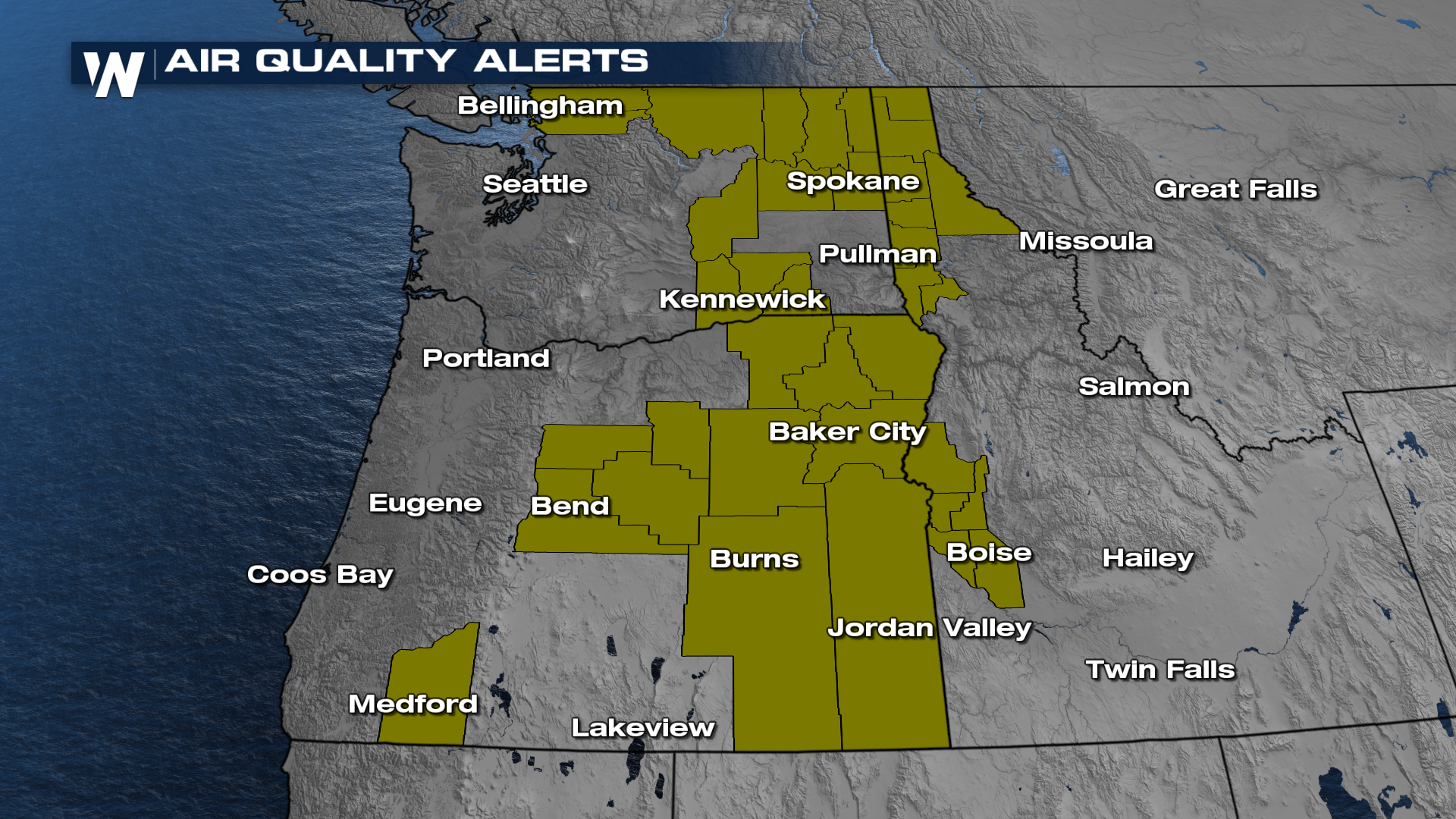 Pacific Northwest Fires Bringing Down the Air Quality