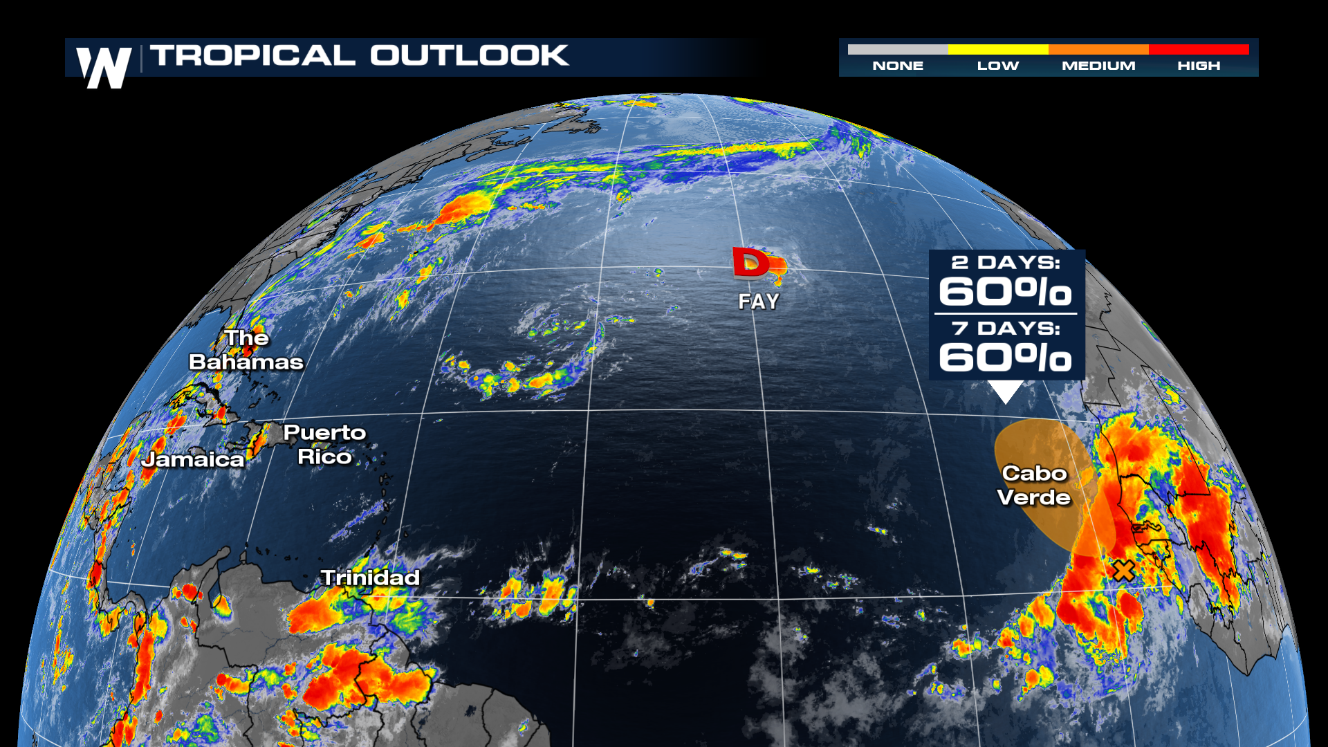 Fay Reforms In The Atlantic; Eastern Pacific Stays Active