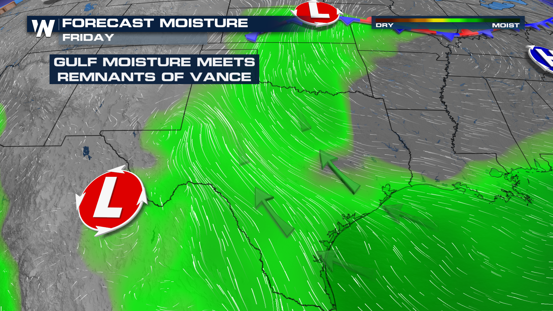 Tropical Moisture From Vance Raises Flash Flood Concerns Across Texas ...